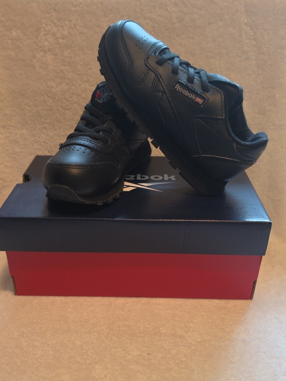 Reebok Classic Black Kids Shoes